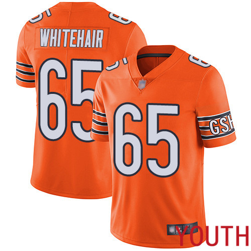 Chicago Bears Limited Orange Youth Cody Whitehair Alternate Jersey NFL Football 65 Vapor Untouchable